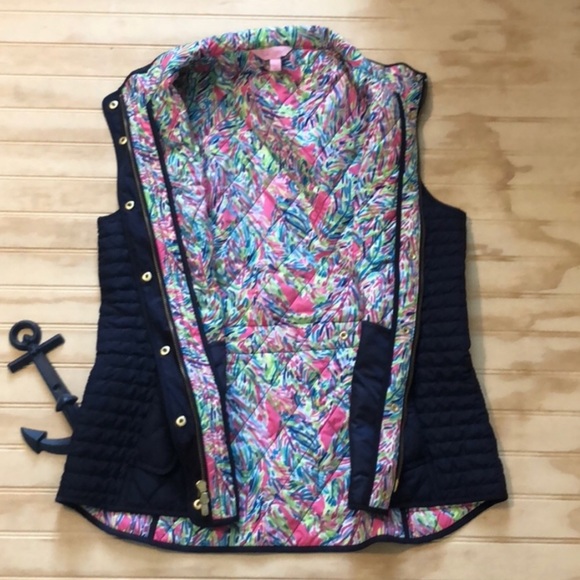 Lilly Pulitzer Blake Quilted Vest - Picture 6 of 7
